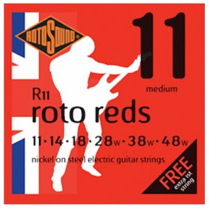 Rotosound R11 Roto Reds Electric Guitar Strings  11- 48